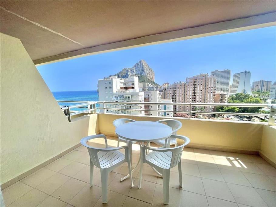 Apartamento Amplio Con 2 Dormitorios Y Vistas Al Mar Calpe Exterior foto