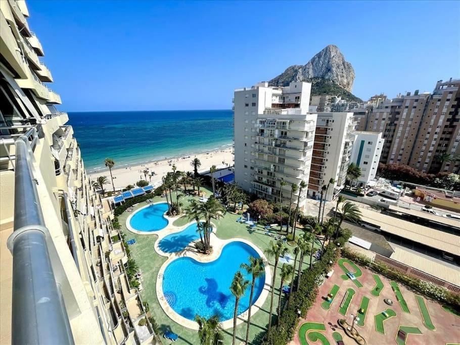 Apartamento Amplio Con 2 Dormitorios Y Vistas Al Mar Calpe Exterior foto